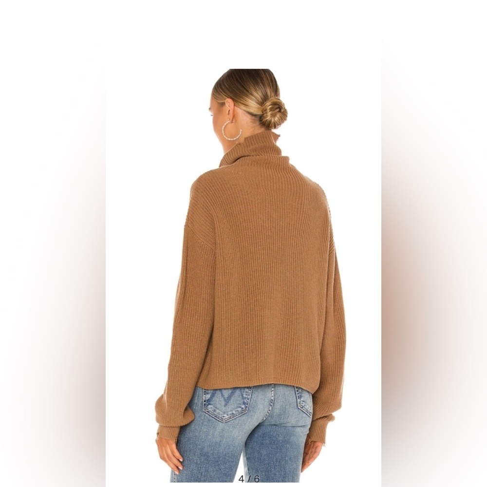 PISTOLA Brandy Turtleneck Pullover in Walnut - Picture 2 of 8